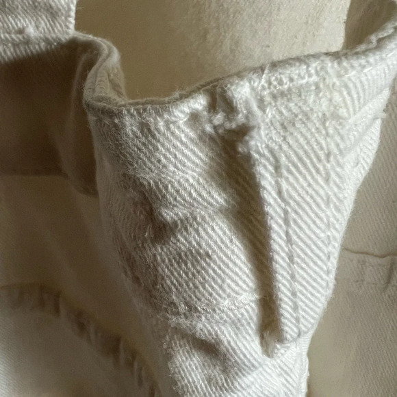 We Wore What Basic Denim White Overalls - Picture 14 of 14